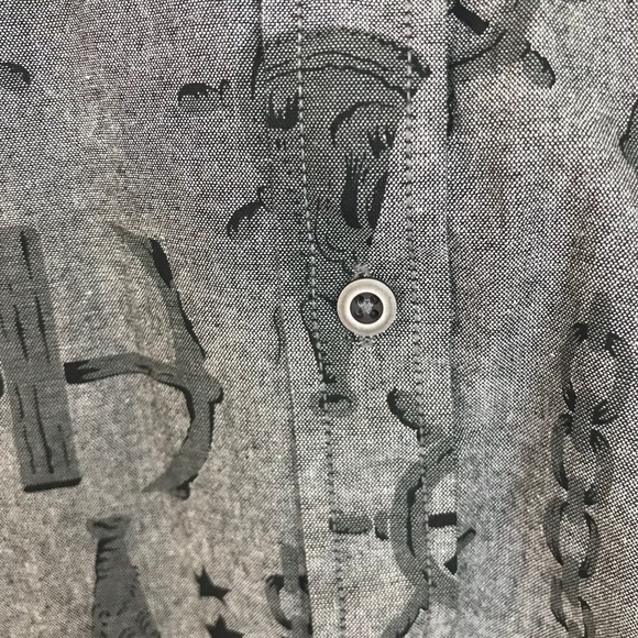 AMERICAN RAG Nautical Button Down Shirt. Men’s L - Picture 3 of 4